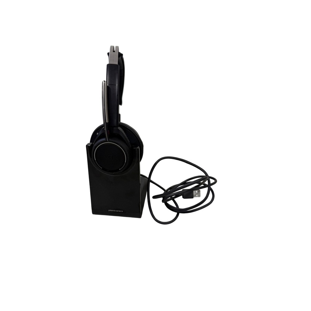 Plantronics Voyager Focus UC B825 Wireless Bluetooth Headset with Charging Stand